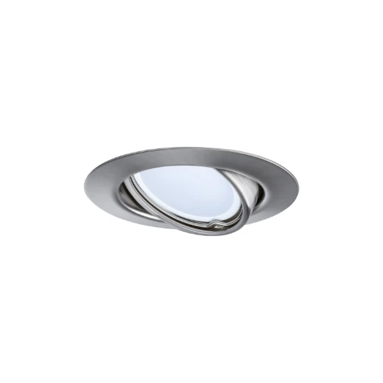 Paulmann LED-inbouwspot Base Coin bassiset 5W GU10 staal O90mm - 3-spots