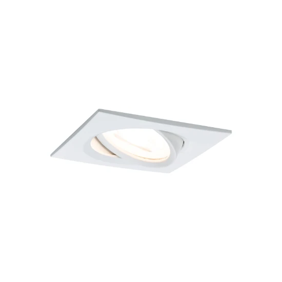 Paulmann LED-inbouwspot Nova 6,5W GU10 84x84mm wit - 3-spots