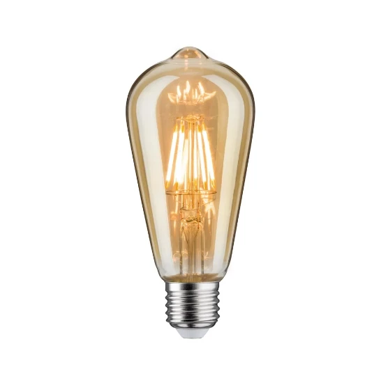 Paulmann LED ST64 680lm E27 6,5W goud 2500K 230V