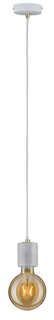 Paulmann Neordic Nordin hanglamp 1x20W wit marmer