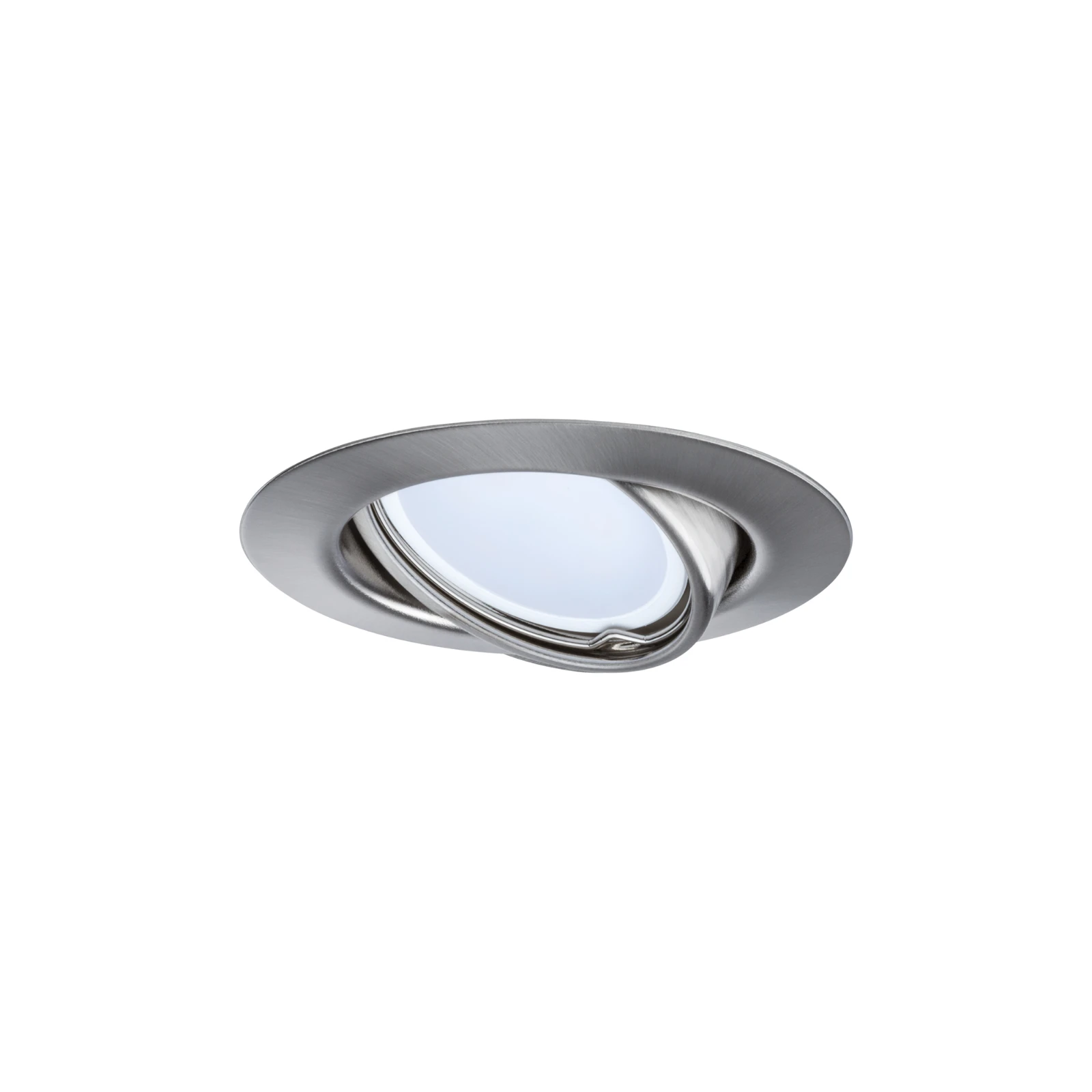 Paulmann LED-inbouwspot Base bassiset 5W GU10 staal O90mm - 3-spots