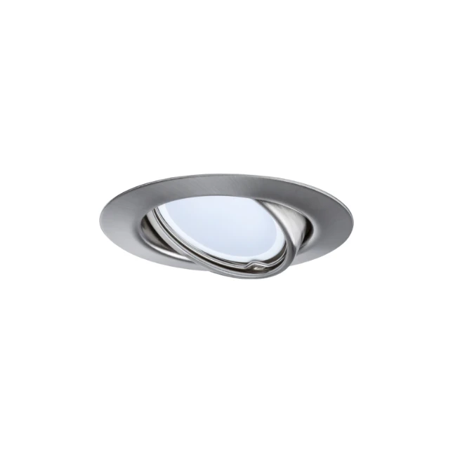 Paulmann LED-inbouwspot Base bassiset 5W GU10 staal O90mm - 3-spots