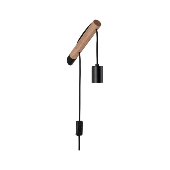 Paulmann WallC Kian WL 1x40W Hout-zwart hout-