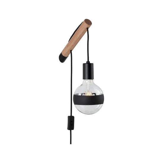 Paulmann WallC Kian WL 1x40W Hout-zwart hout-
