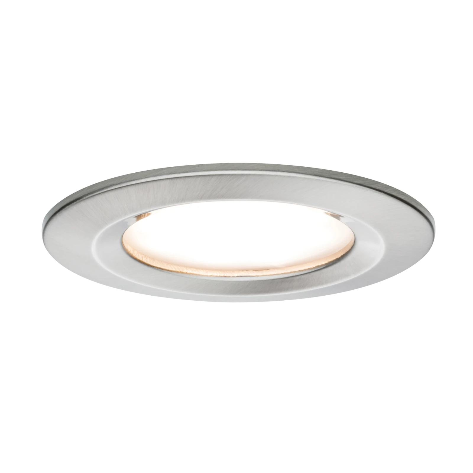 Paulmann LED-inbouwlamp Nova 3W O78mm staal - 3-spots