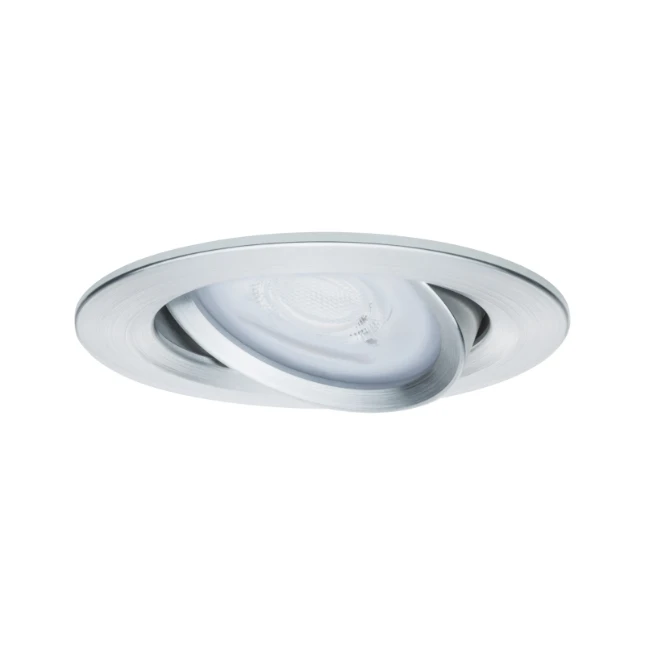Paulmann LED-inbouwspot Nova 6,5W GU10 aluminium O84mm - 1-spot