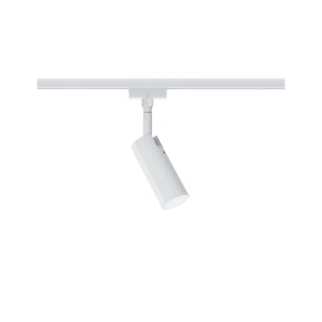Paulmann URail spot Tubo 1x5W Wit 230V met/kunst