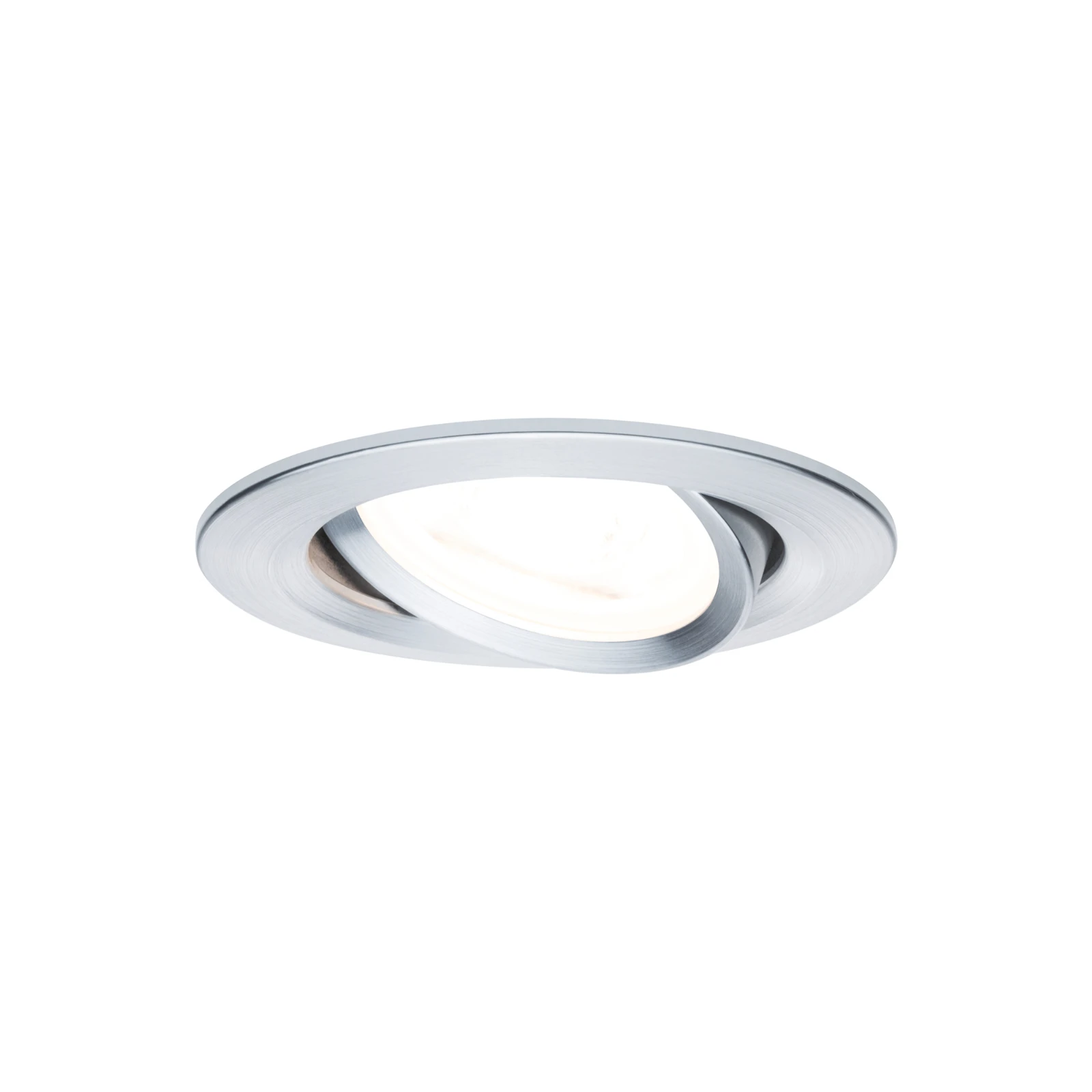 Paulmann LED-inbouwpsot Nova 6,5W GU10 O51mm aluminium - 3-spots