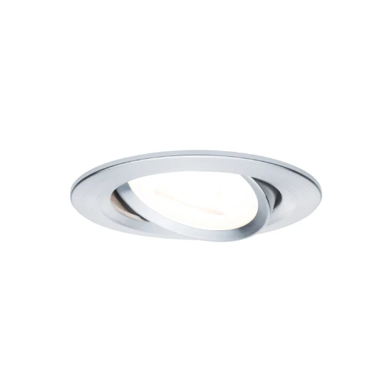 Paulmann LED-inbouwpsot Nova 6,5W GU10 O51mm aluminium - 3-spots
