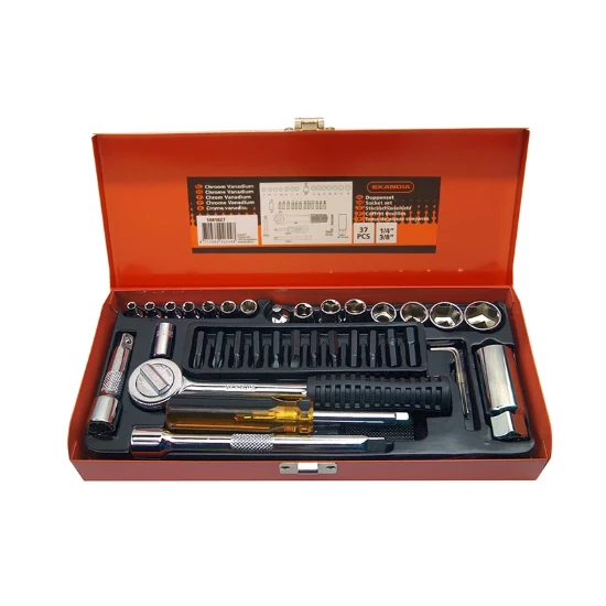 Skandia Dopsleutelset 1/4" 3/8" 37-delig
