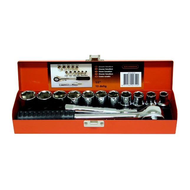 Skandia Dopsleutelset 1/2" 13-delig