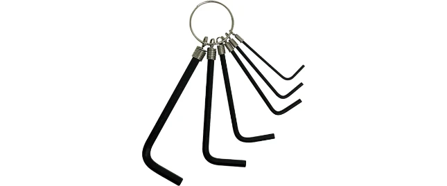 Skandia Inbussleutelset Ring 2-6 mm 6-delig