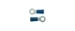 Skandia Kabelschoen Oog blauw 1,5-2,5mm² (10 stuks)