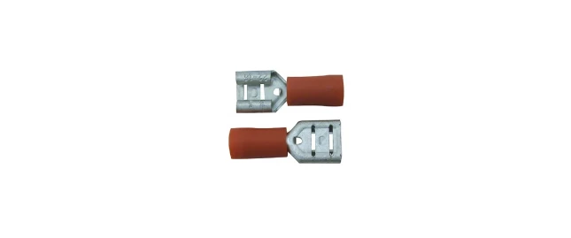 Skandia Vlakstekerhuls rood 0,5-1,5 mm² (10 stuks)