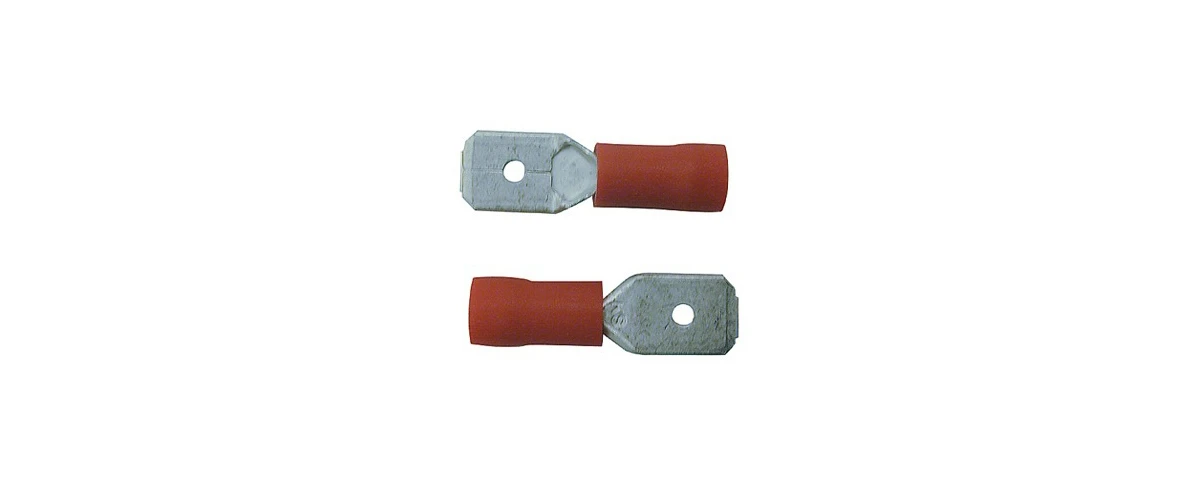 Skandia Vlaksteker rood 0,5-1,5mm² (10 stuks)