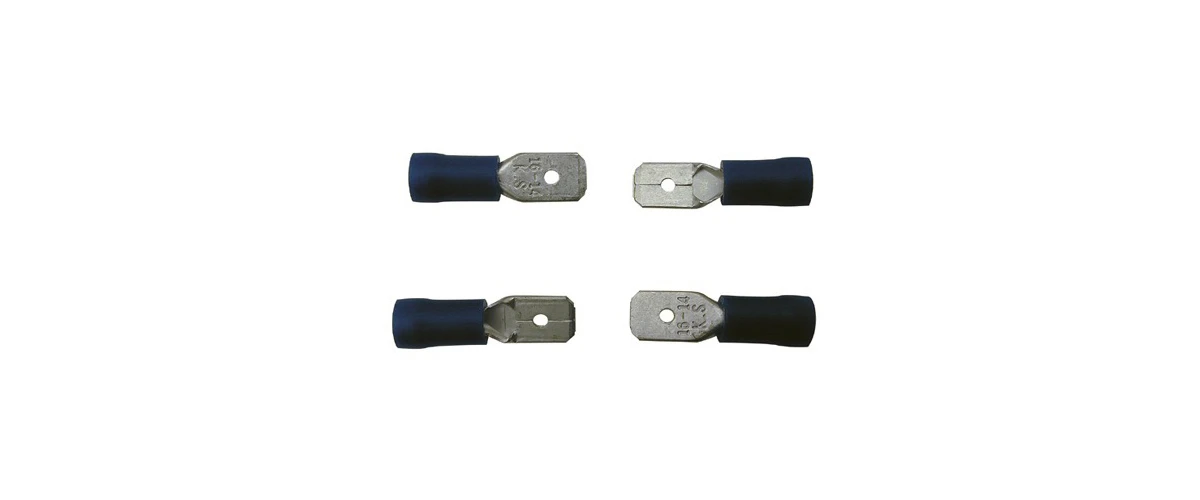 Skandia Vlaksteker blauw 1,5-2,5mm² (10 stuks)