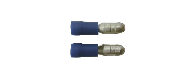 Skandia Rondsteker blauw 1,5-2,5mm² (10 stuks)