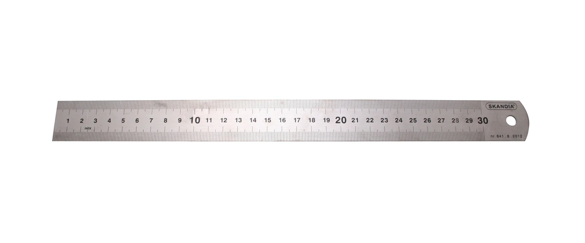 Skandia Liniaal RVS 300 mm