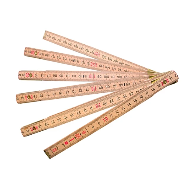 Skandia Duimstok Hout 2m 10-delig
