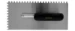 Skandia Plakspaan getand RVS 6x6 mm