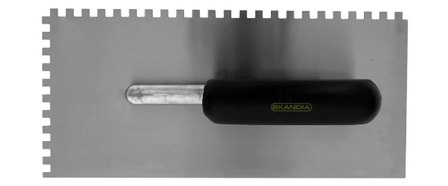 Skandia Plakspaan getand RVS 8x8 mm