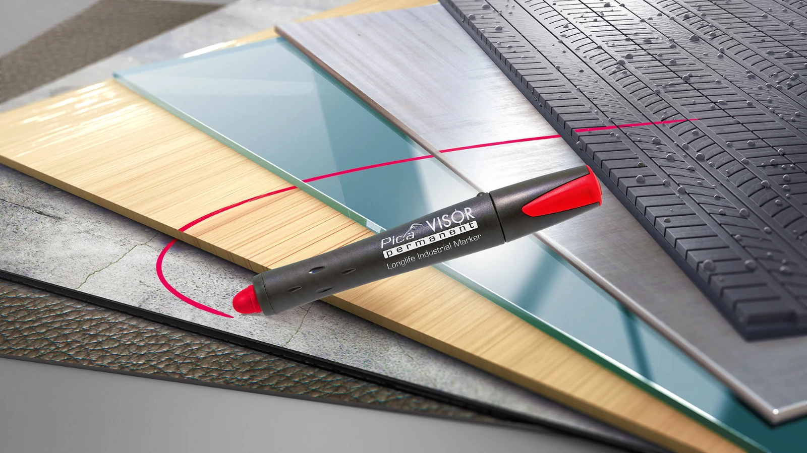 Pica VISOR 990/1 Industriële Multi-Use Marker multikleur (display)