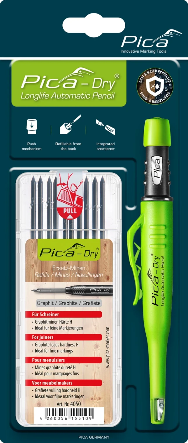 Pica Potlood inclusief navulling Dry
