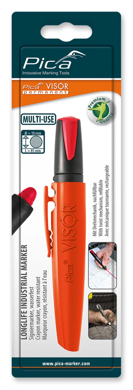Pica Markeerstift in blister VISOR