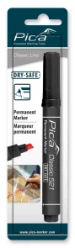 Pica Classic 521/46 Permanent Marker zwart - beitelpunt (blister)