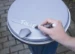 Pica Classic 522/52 Permanent Marker wit - ronde punt (blister)