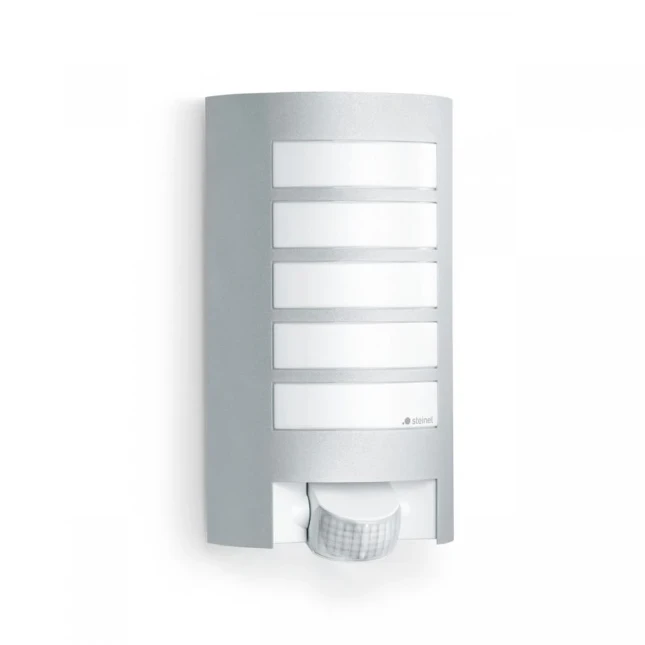 Steinel Sensor Buitenlamp L 12 S zilver - met bewegingsmelder