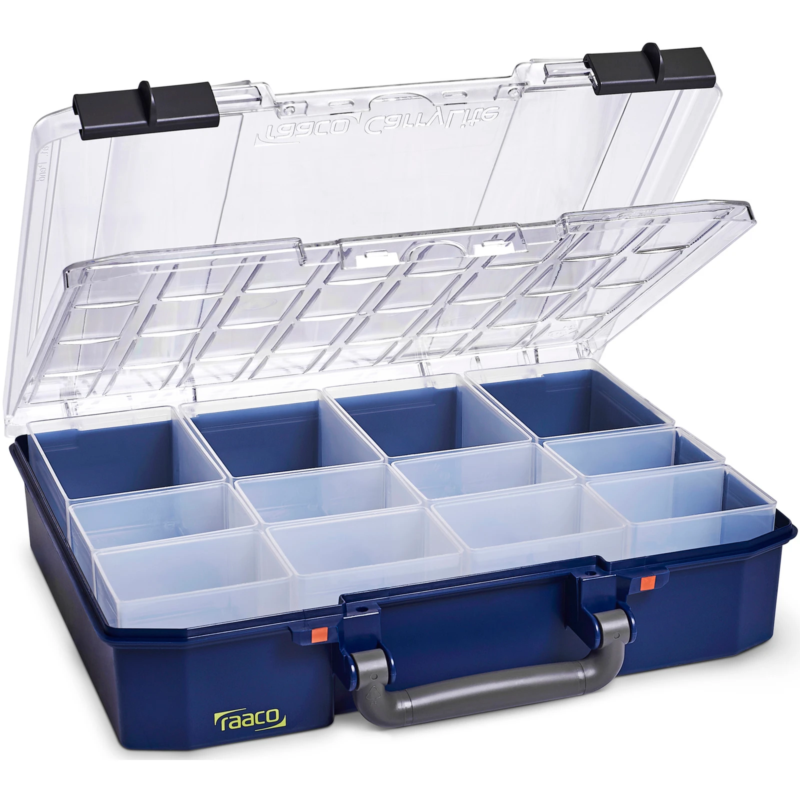 Raaco Assortimentsdoos CarryLite 80 4x8-12 - dubbele deksel u-profiel