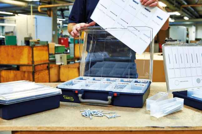 Raaco Assortimentsdoos CarryLite 80 4x8-12 - dubbele deksel u-profiel