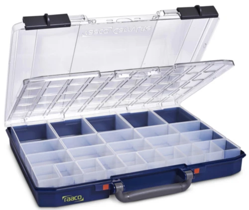 Raaco Assortimentsdoos CarryLite 80 5x10-20 - dubbele deksel u-profiel