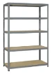 ERRO Opbergrek STRONG, 5 legborden, galvaniseerd D