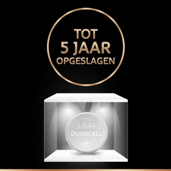 Duracell LR44 Lithium knoopcel batterijen (4 stuks)