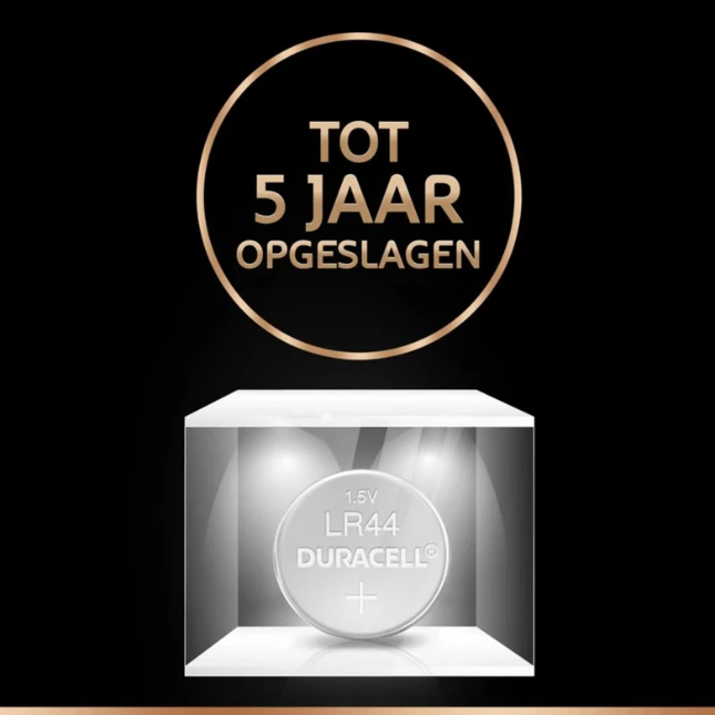 Duracell LR44 Lithium knoopcel batterijen (4 stuks)