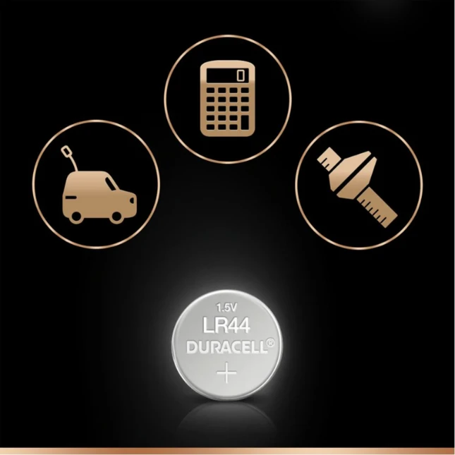 Duracell LR44 Lithium knoopcel batterijen (4 stuks)