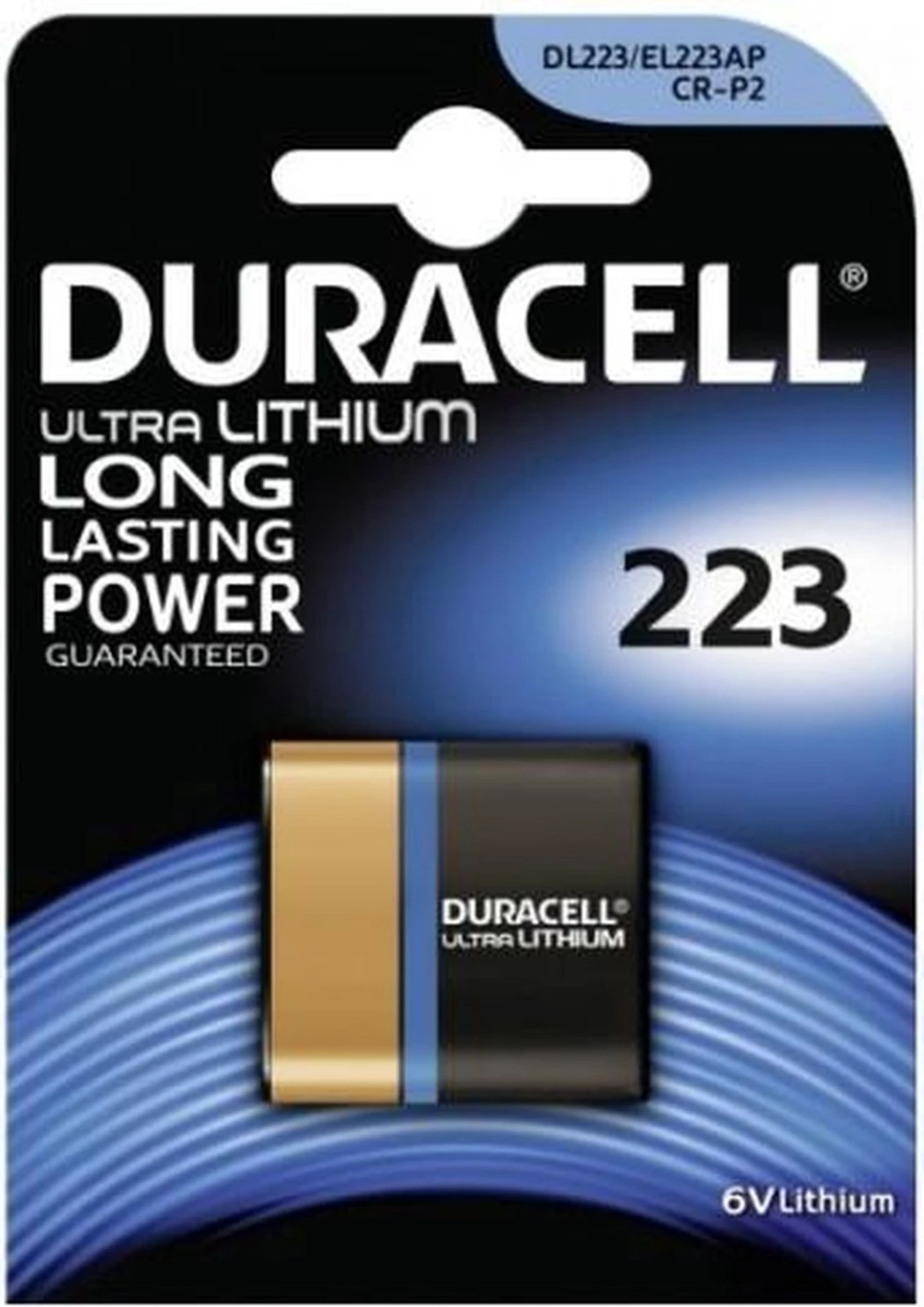 Duracell Ultra Lithium fotobatterij 223 (1 stuk)
