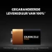Duracell Plus Alkaline 9V batterij (1 stuk)