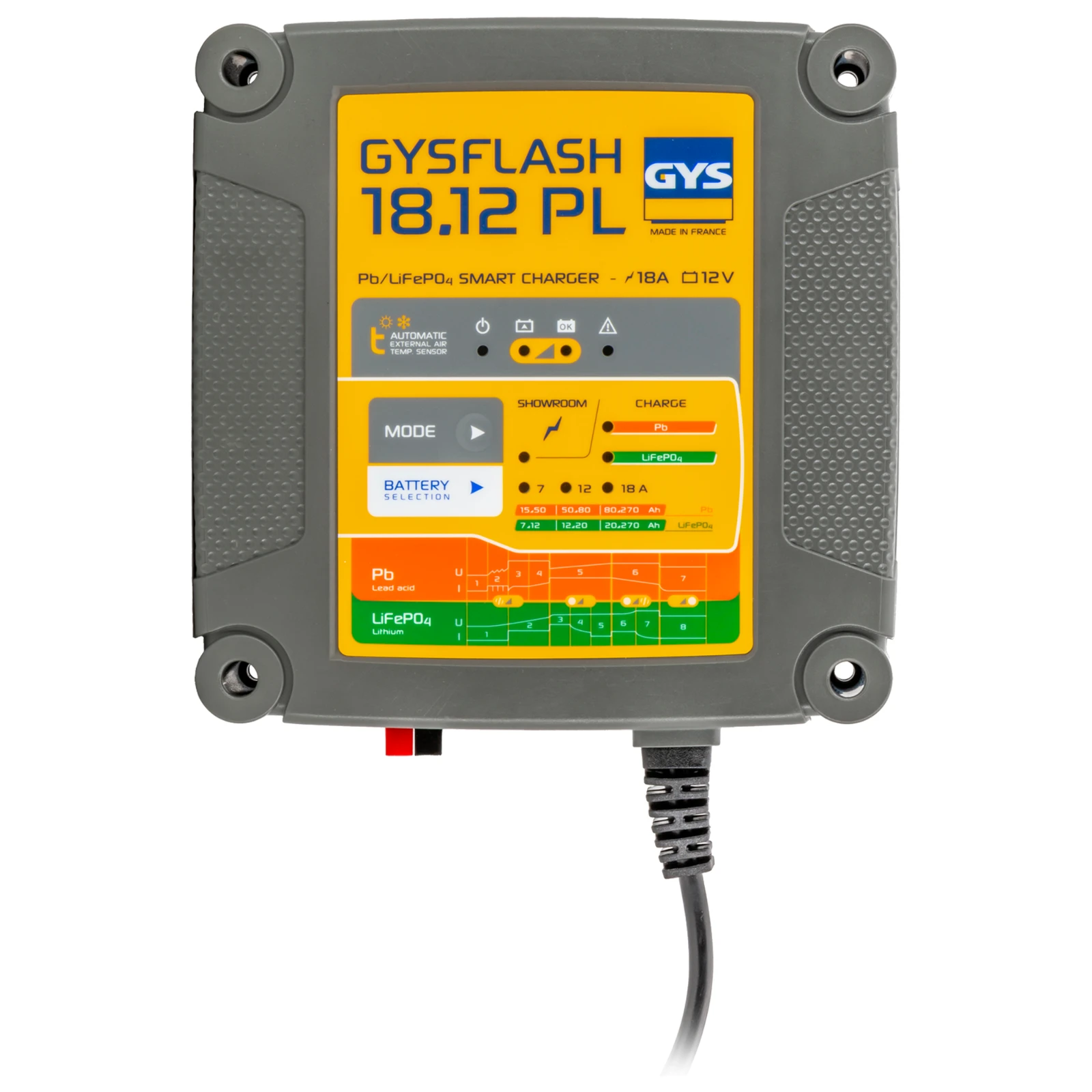 GYS Acculader GYSFLASH 18.12 PL 12V