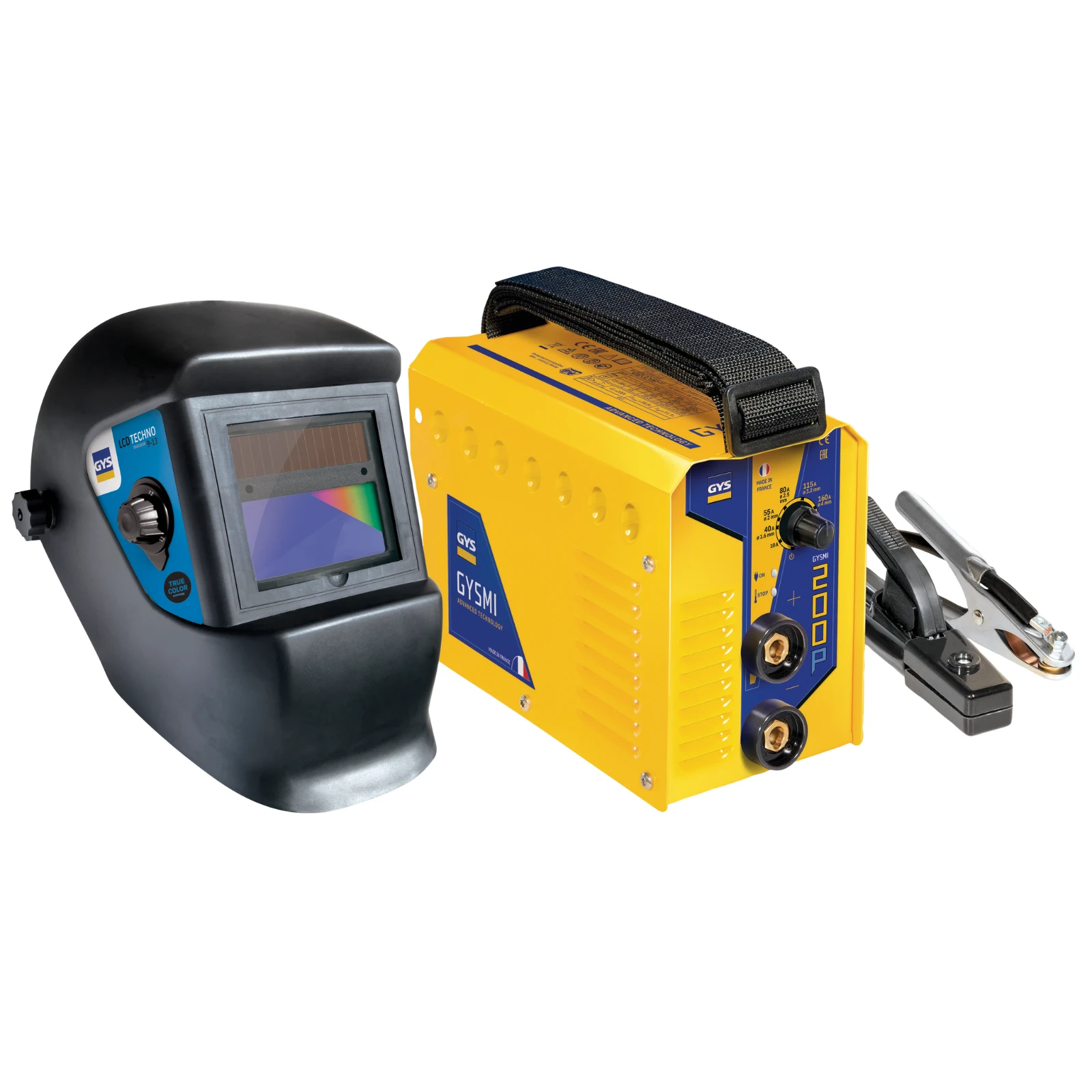 GYS Lasinverter GYSMI 200P & Lashelm LCD Techno 9/13