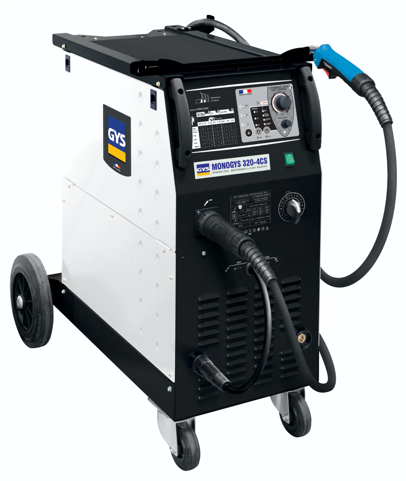GYS Lasapparaat MONOGYS 320-4CS semi-automatisch - zonder accessoires