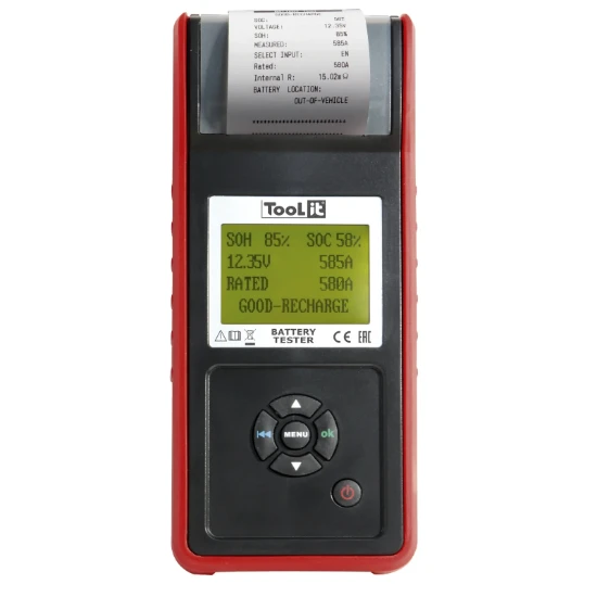 GYS Accutester PBT 600 digitaal met printer 12/24V 30-200Ah