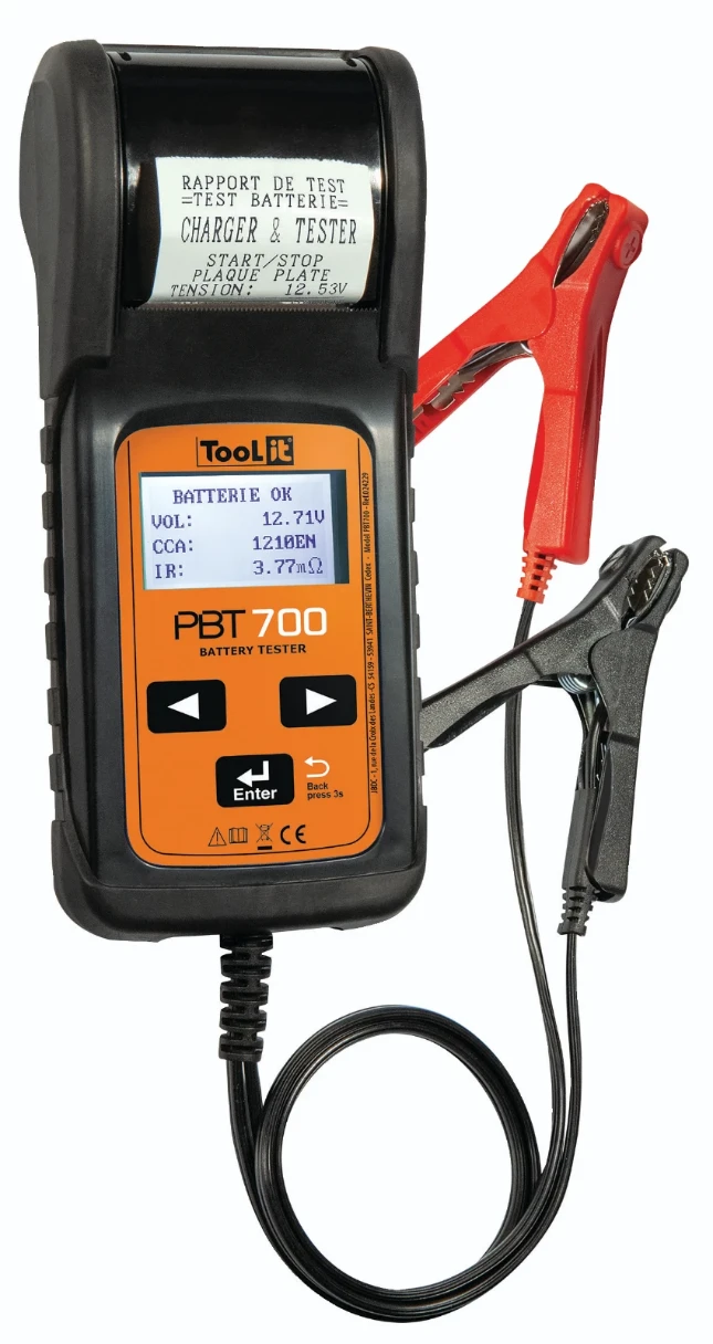 GYS Accutester PBT 700 digitaal met printer 12/24V 7-230Ah