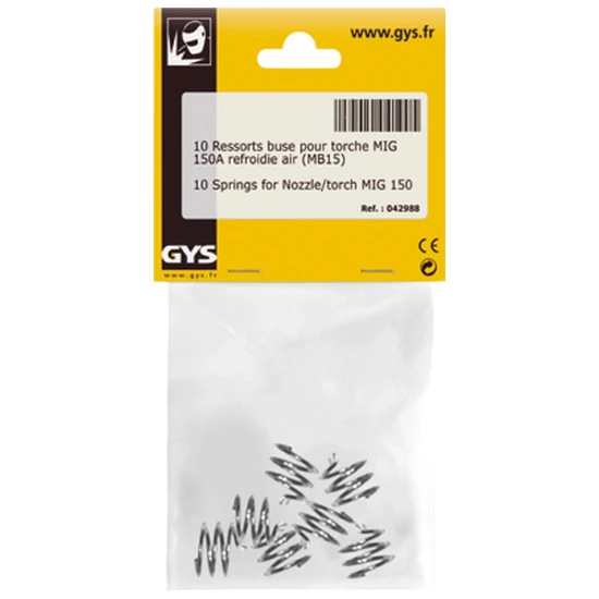 GYS Klemveer voor MIG toorts 150A MB15 (10 stuks)