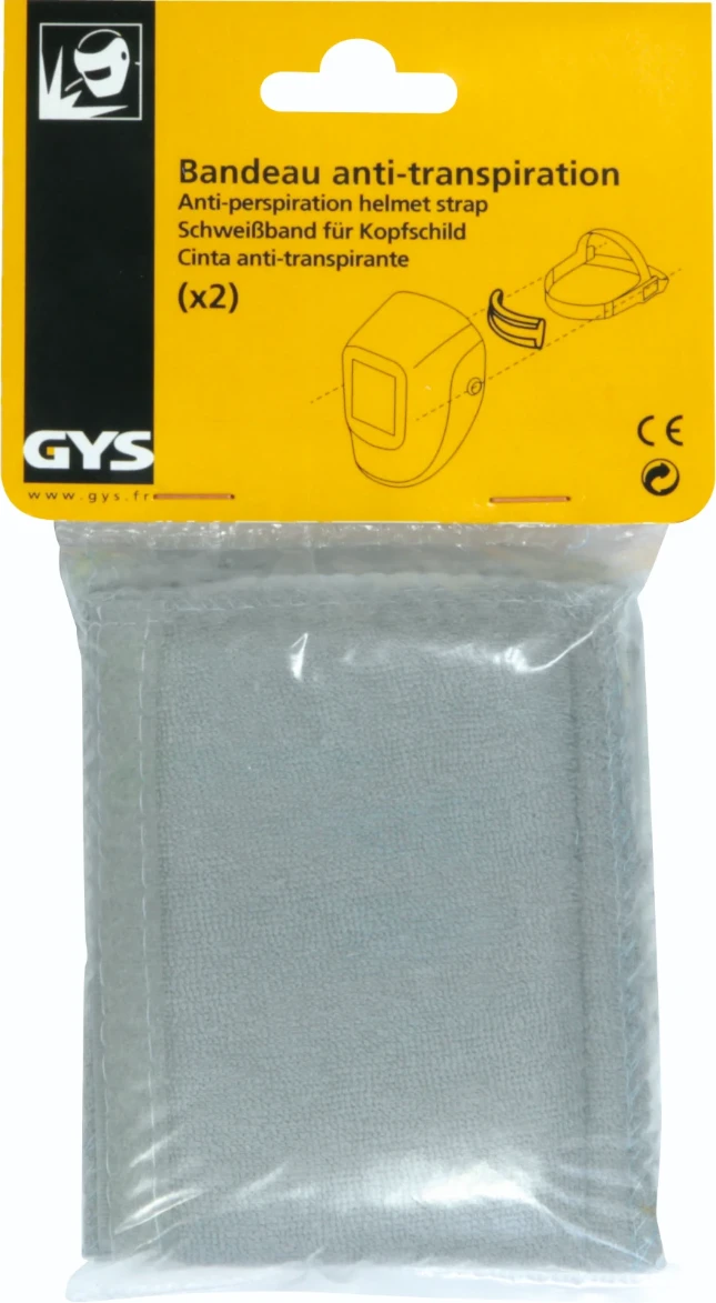 GYS Hoofdband antitranspirerend FLIP-FLAP (2 stuks)