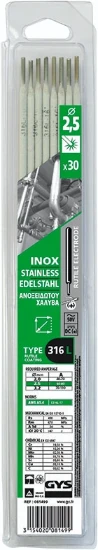 GYS Elektrodes RVS 316 L O2,5 x 300 mm (30 stuks)