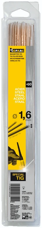 GYS Lastoevoeg TIG staal SG2 O1,6 x 330 mm (60 stuks)