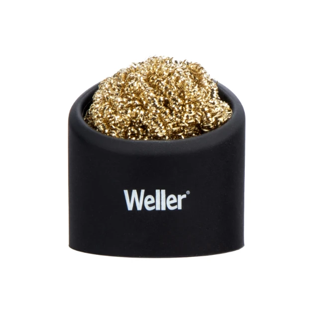 Weller Messingwol voor soldeerpunt - met houder
